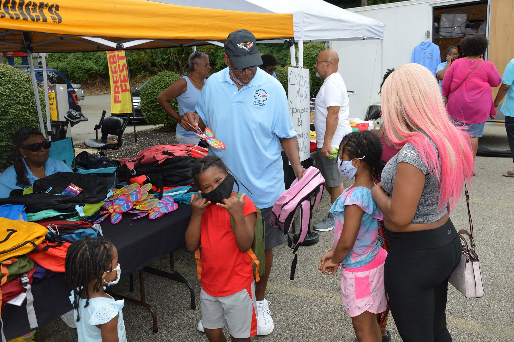United Rays community backpack giveaway